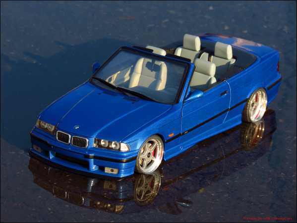 1:18 BMW E36 M3 Cabrio Estorilblau (RAR)